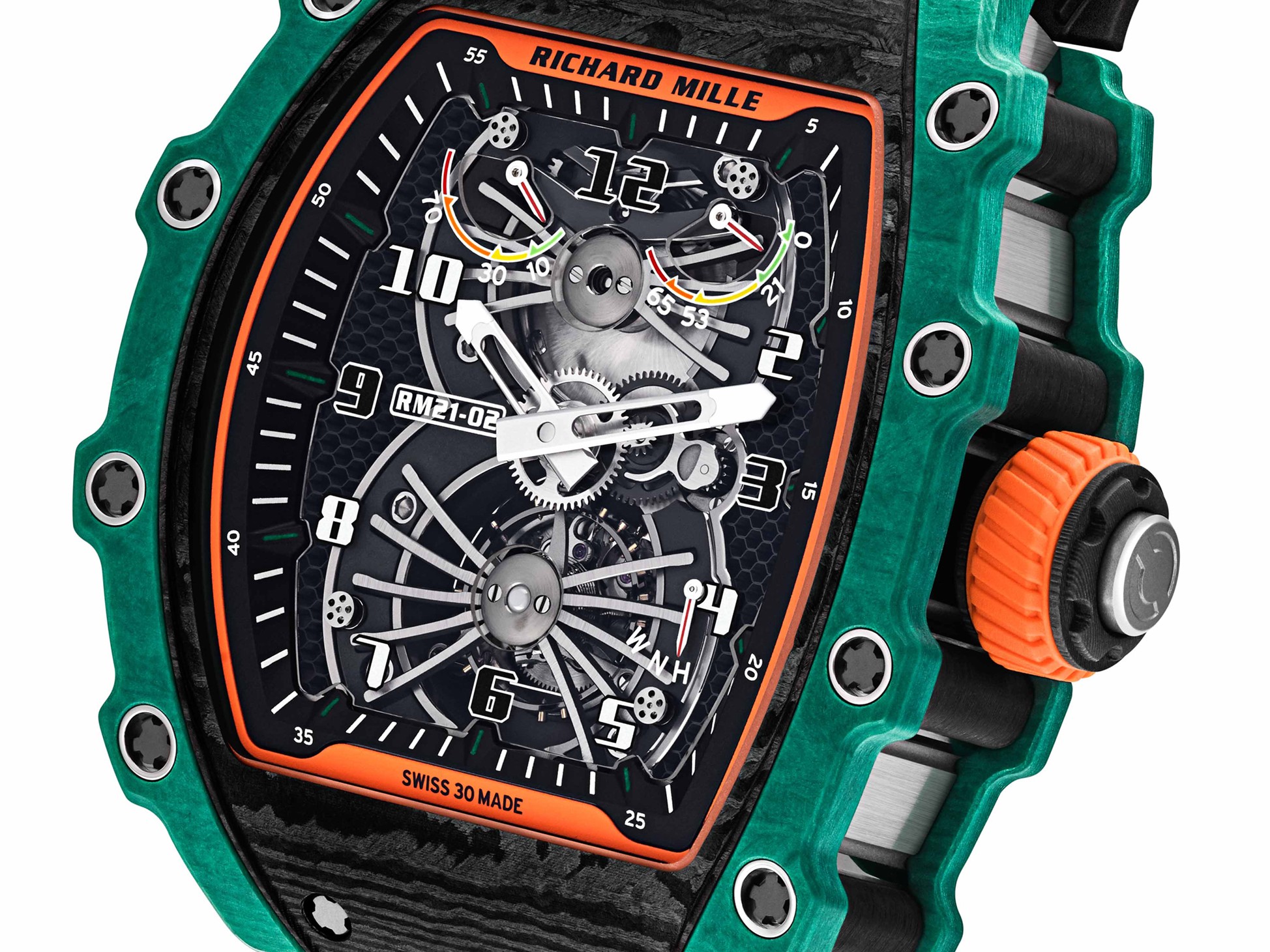 里查德米尔推出RM 21-02 Tourbillon Aerodyne镂空陀飞轮腕表